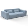 Sofa floopy azul gaston y daniela lorenzo castillo telas geometrico tapizado decoracion casa