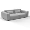 Sofa floopy gris gaston y daniela lorenzo castillo telas geometrico tapizado decoracion casa