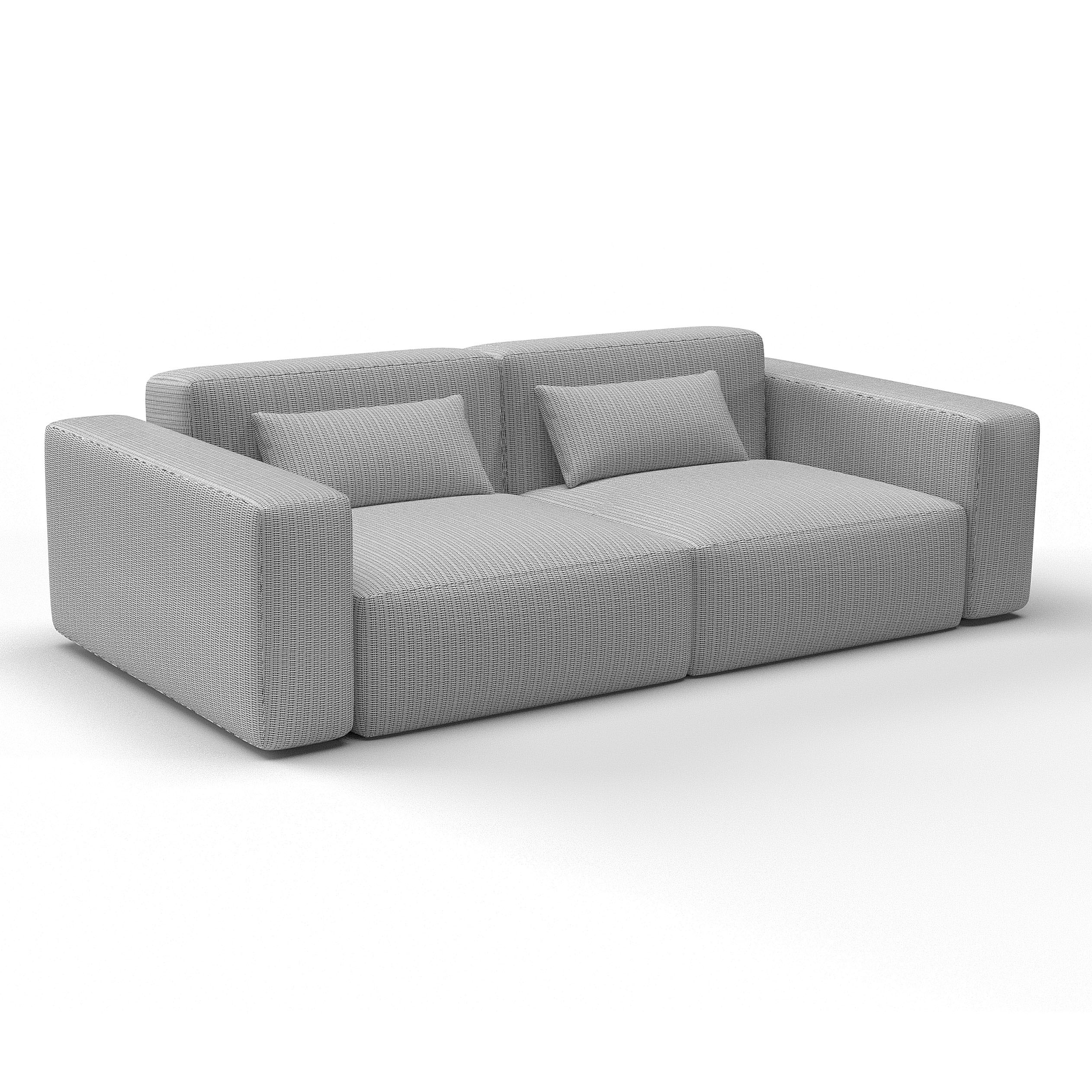 Sofa floopy gris gaston y daniela lorezno castillo telas geometrico tapizado decoracion casa