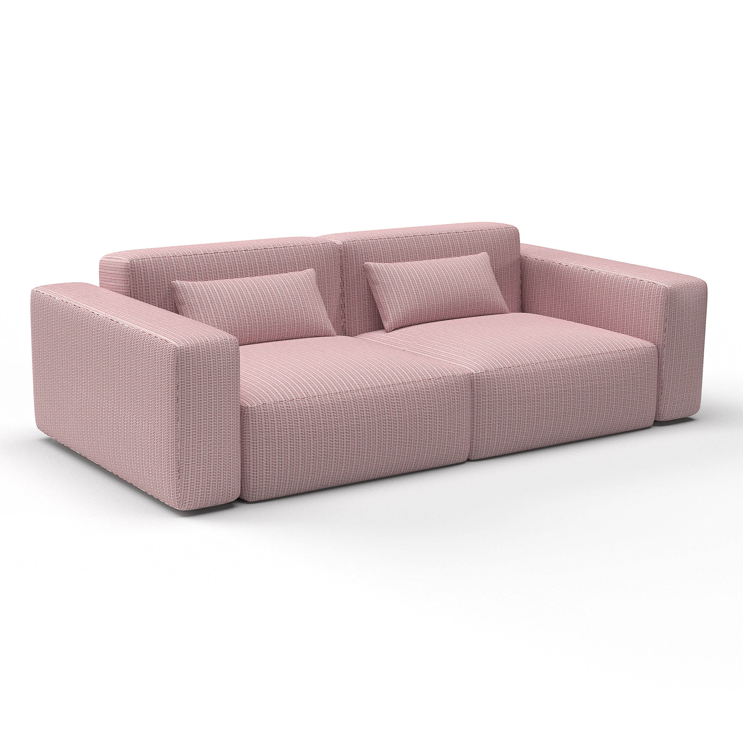 Sofa floopy rosa gaston y daniela lorezno castillo telas geometrico tapizado decoracion casa