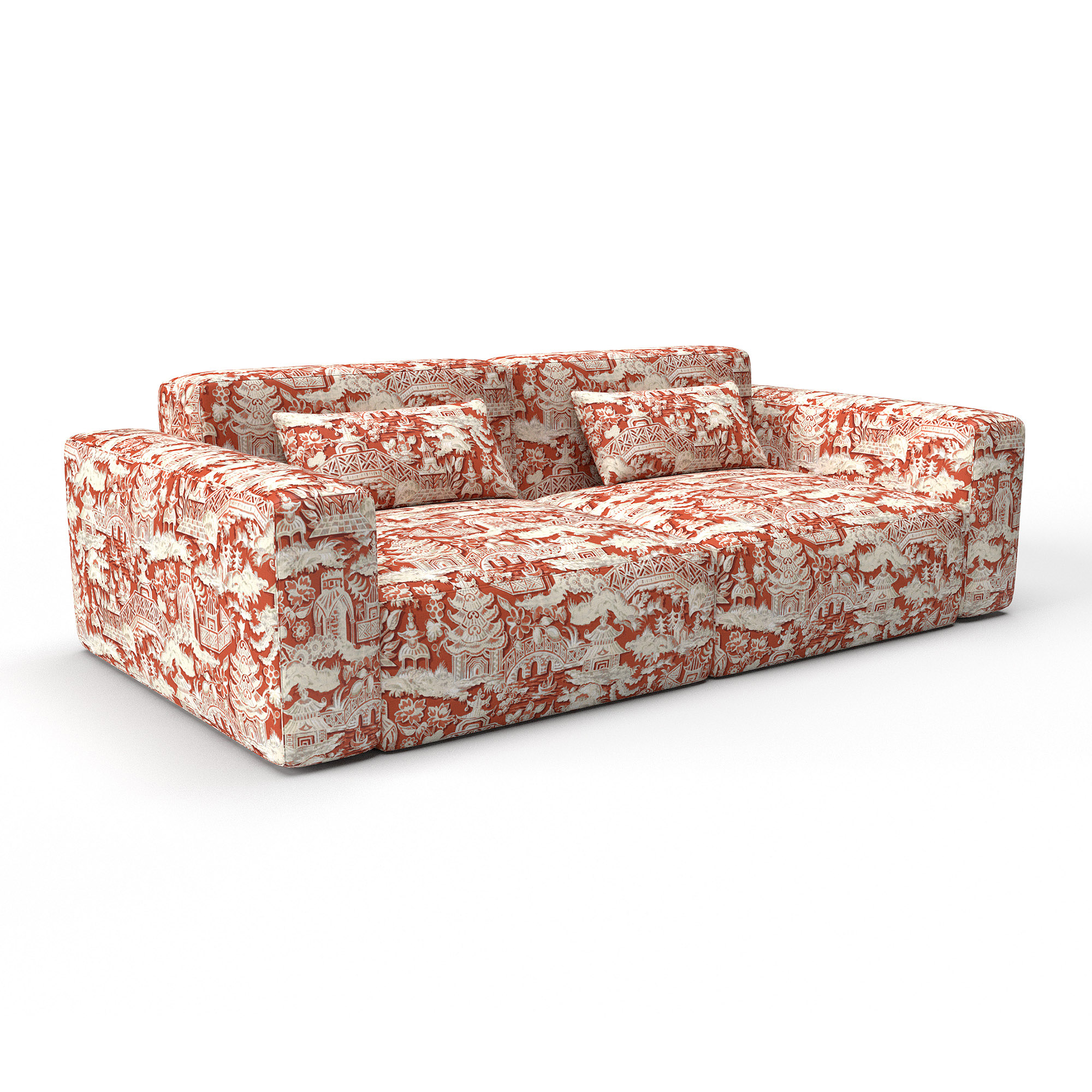 Sofa marta teja gaston y daniela lorenzo castillo telas oriental tapizado decoracion casa