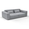 Sofa maya gris gaston y daniela telas geometrico tapizado decoracion casa