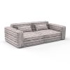 Sofa moctezuma teja gaston y daniela telas rayas tapizado decoracion casa