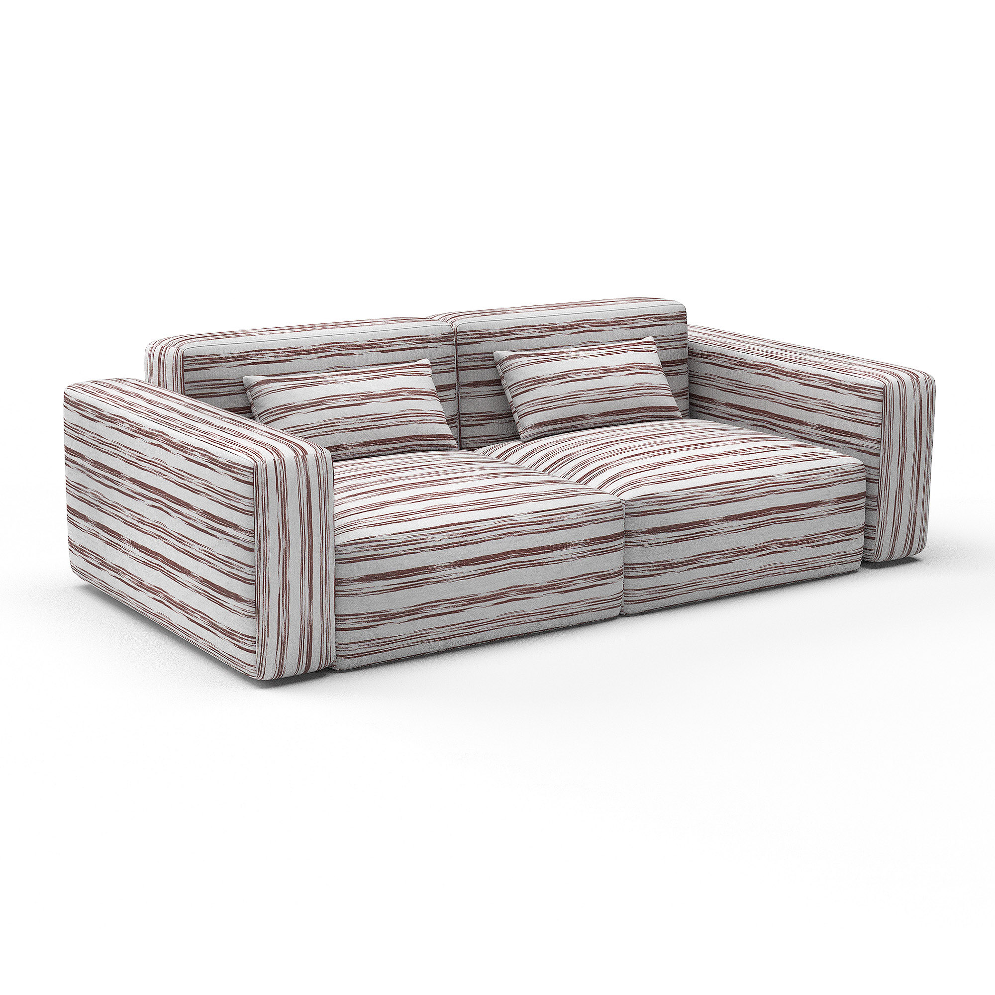 Sofa moctezuma teja gaston y daniela telas rayas tapizado decoracion casa