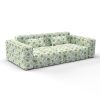 Sofa otis verde gaston y daniela lorenzo castillo telas floral tapizado decoracion casa