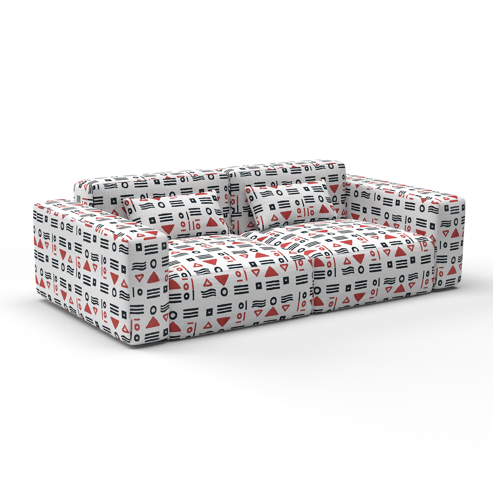 Sofa pinzon blanco gaston y daniela telas etnico tapizado decoracion casa
