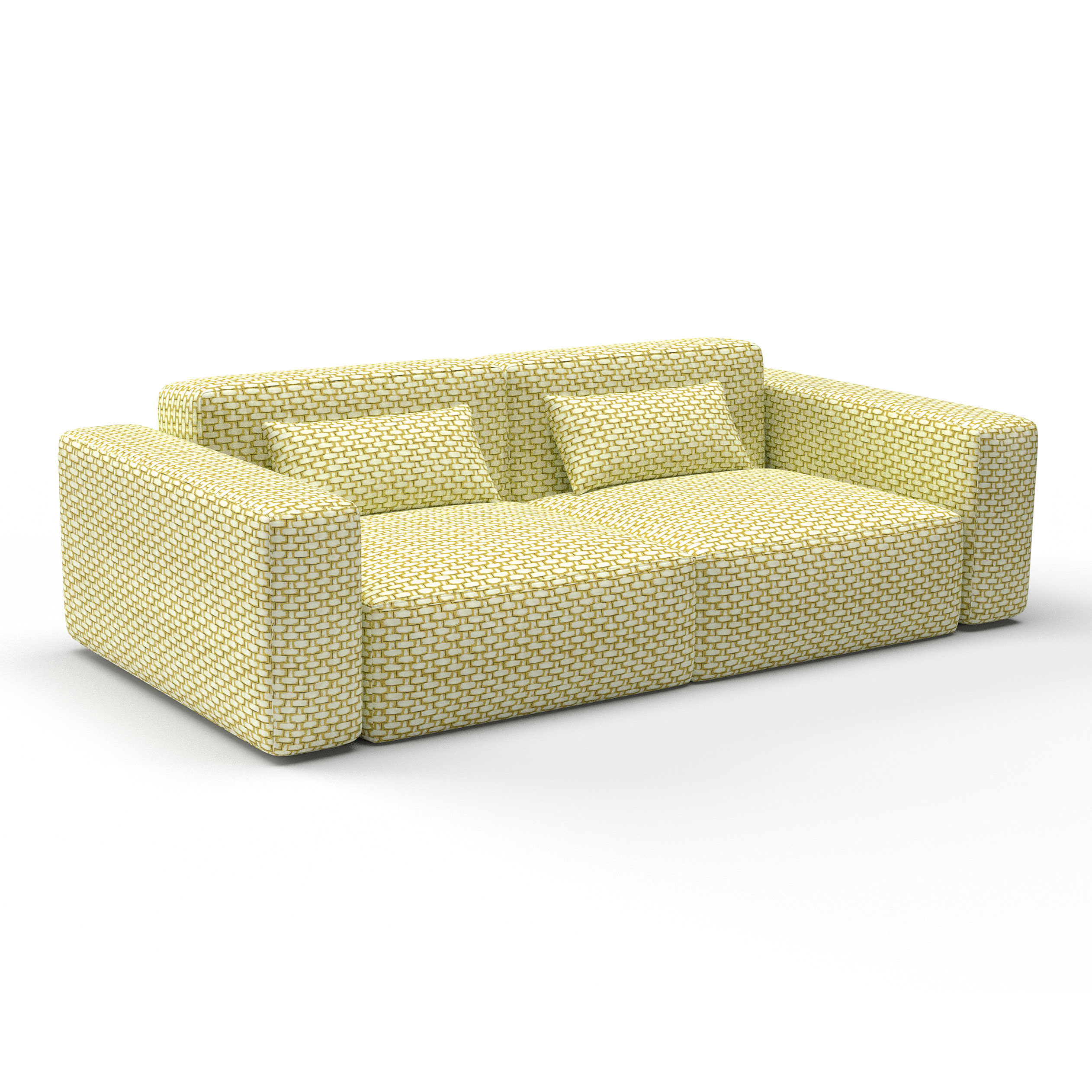 Sofa pitina trigo gaston y daniela lorenzo castillo telas geometrico tapizado decoracion casa