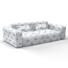 Sofa platero gris gaston y daniela lorenzo castillo telas geometrico paisaje tapizado decoracion casa