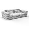 Sofa solis blanco gaston y daniela telas geometrico tapizado decoracion casa