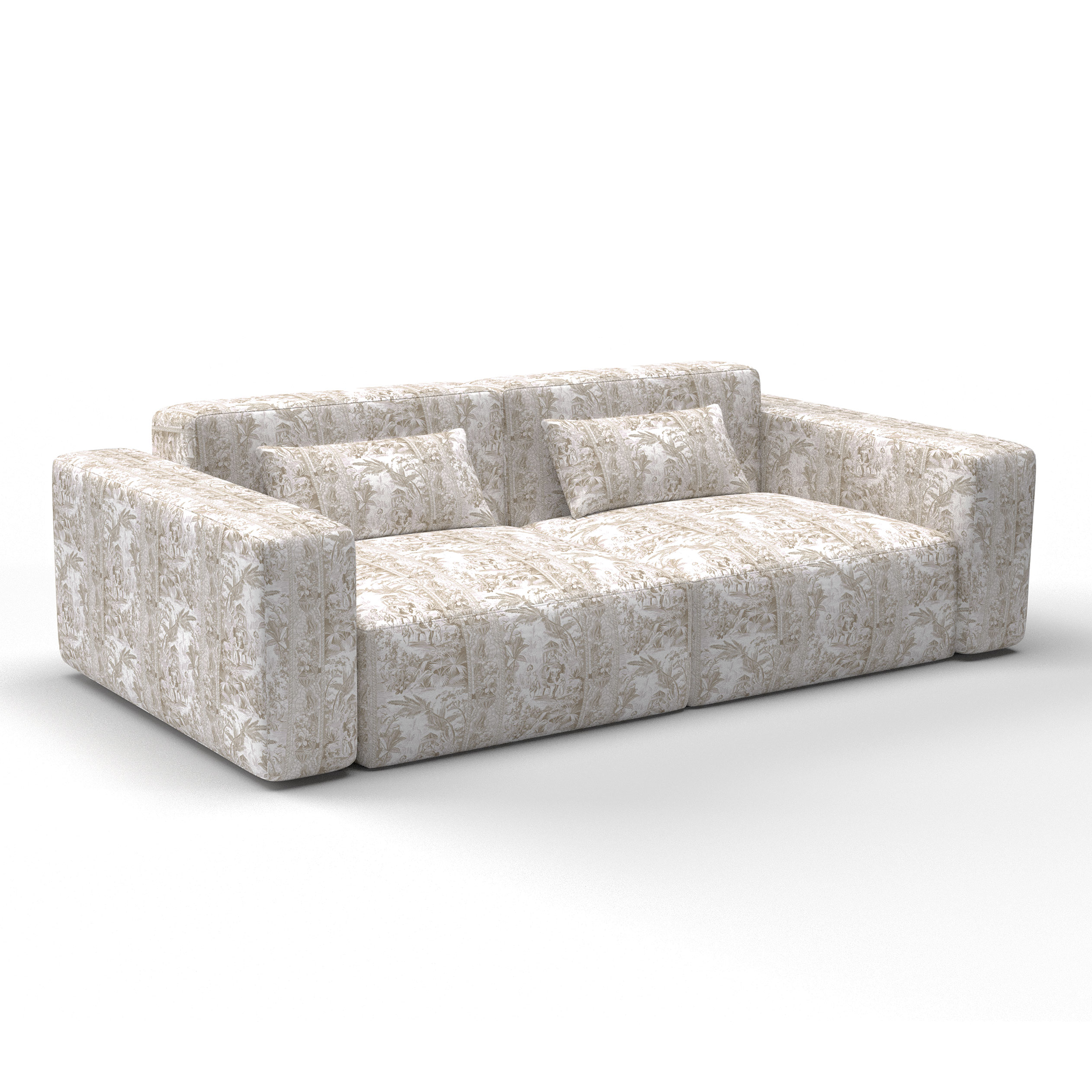Sofa tana topo gaston y daniela lorenzo castillo telas botanico tapizado decoracion casa