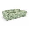 Sofa teodora verde gaston y daniela lorenzo castillo telas geometrico abstracto tapizado decoracion casa