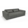 Sofa tucha topo oro gaston y daniela lorenzo castillo telas rayas tapizado decoracion casa