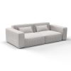 Sofa aravaquita chocolate gaston y daniela lorenzo castillo telas botanico paisley tapizado decoracion casa
