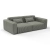 Sofa bermudo agua verde gaston y daniela lorenzo castillo telas falso liso tapizado decoracion casa