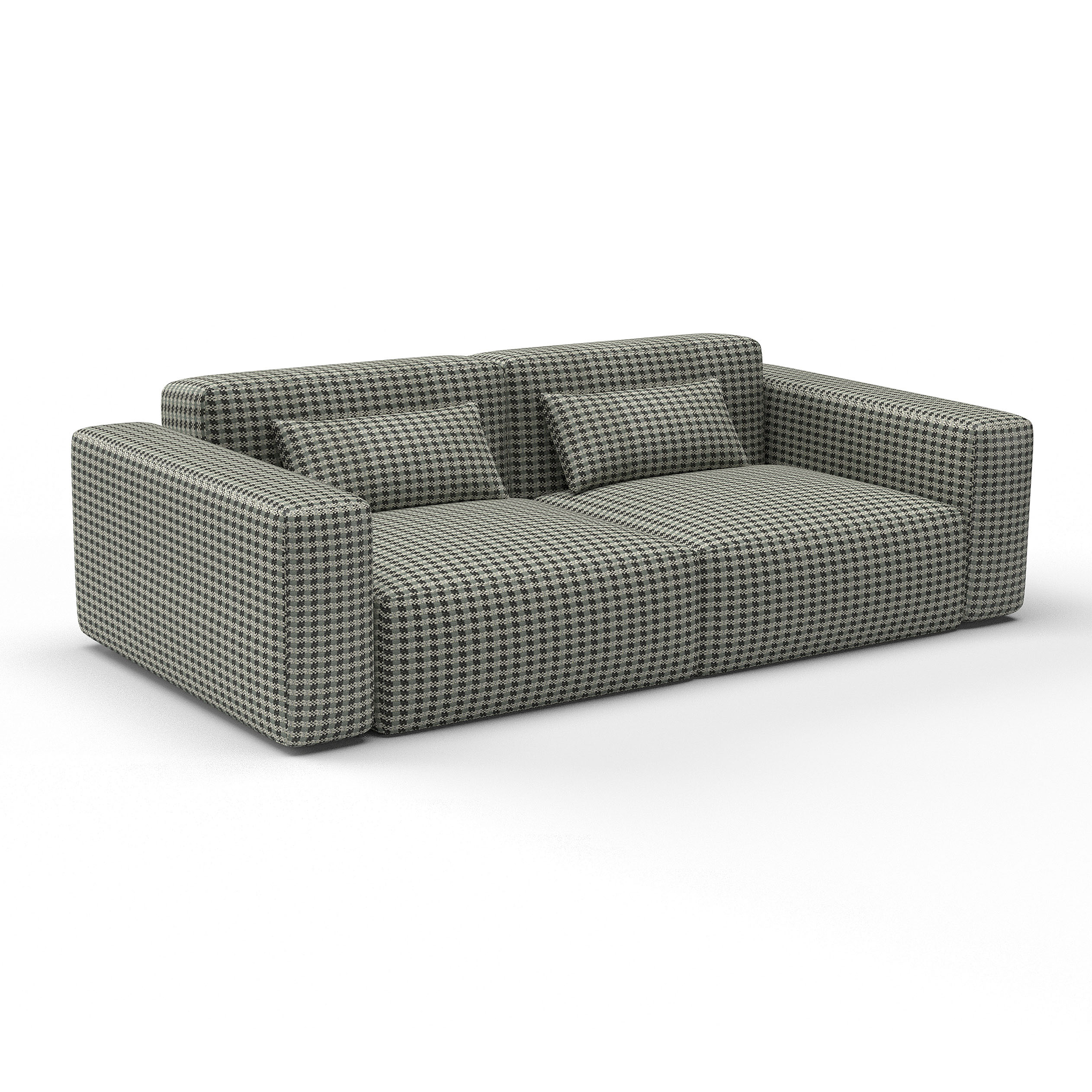 Sofa bermudo agua verde gaston y daniela lorenzo castillo telas falso liso tapizado decoracion casa