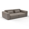 Sofa bermudo rosa de gaston y daniela lorenzo castillo telas falso liso tapizado decoracion casa