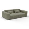 Sofa bermudo verde de gaston y daniela lorenzo castillo telas falso liso tapizado decoracion casa