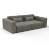 Sofá Buitrago beige negro decoración Lorenzo Castillo telas geométrico