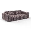 Sofa camino chocolate de gaston y daniela lorenzo castillo telas floral tapizado decoracion casa