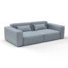 Sofa fruela azul de gaston y daniela lorenzo castillo telas floral tapizado decoracion casa