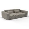 Sofa fruela navy ocre de gaston y daniela lorenzo castillo telas floral tapizado decoracion casa