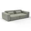 Sofa fruela verde de gaston y daniela lorenzo castillo telas floral tapizado decoracion casa