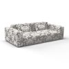 Sofa grajal gris de gaston y daniela lorenzo castillo telas damasco floral tapizado decoracion casa