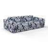 Sofa grajal navy de gaston y daniela lorenzo castillo telas damasco floral tapizado decoracion casa