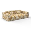 Sofa grajal ocre de gaston y daniela lorenzo castillo telas damasco floral tapizado decoracion casa
