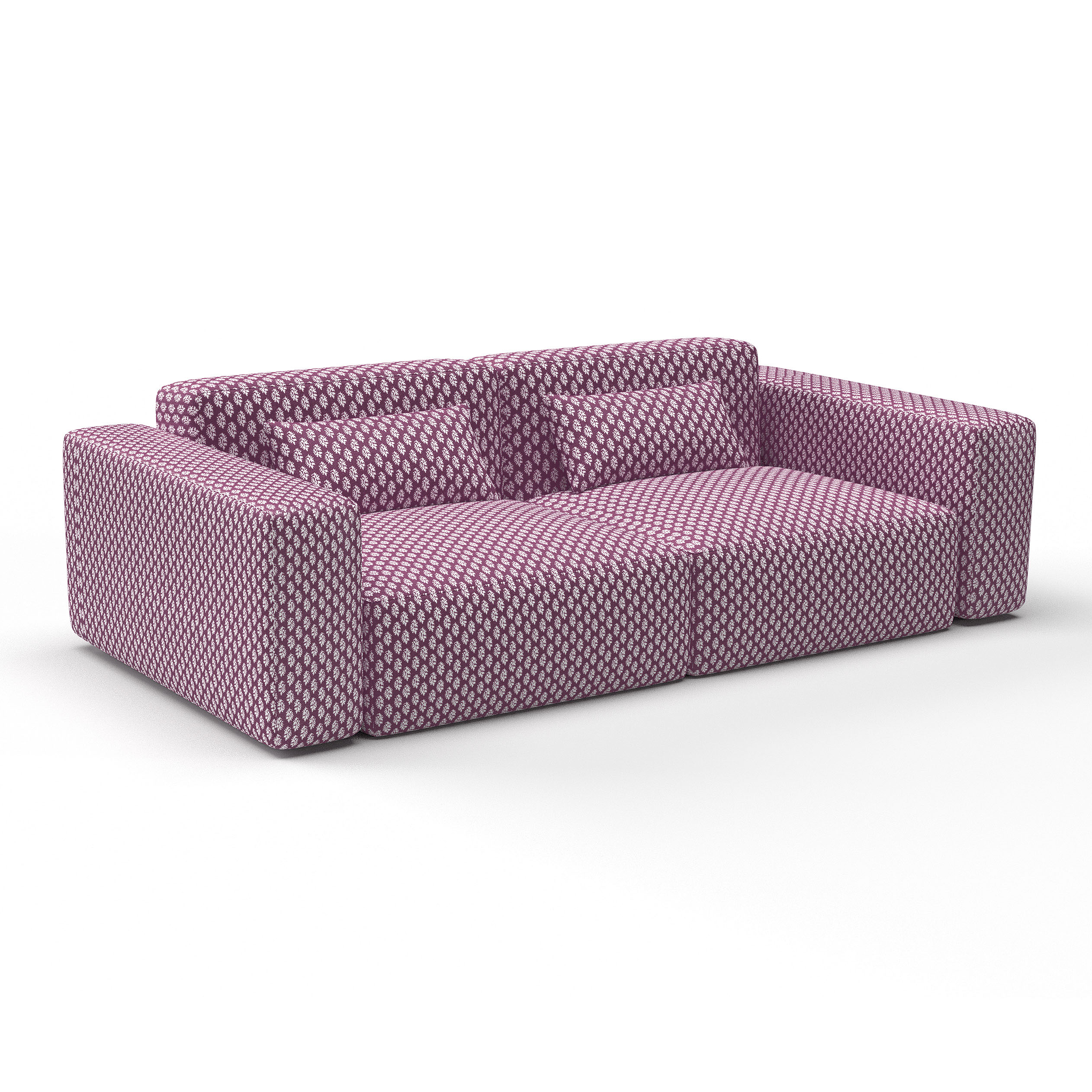 Sofa seijo burdeos de gaston y daniela lorenzo castillo telas paisley tapizado decoracion casa