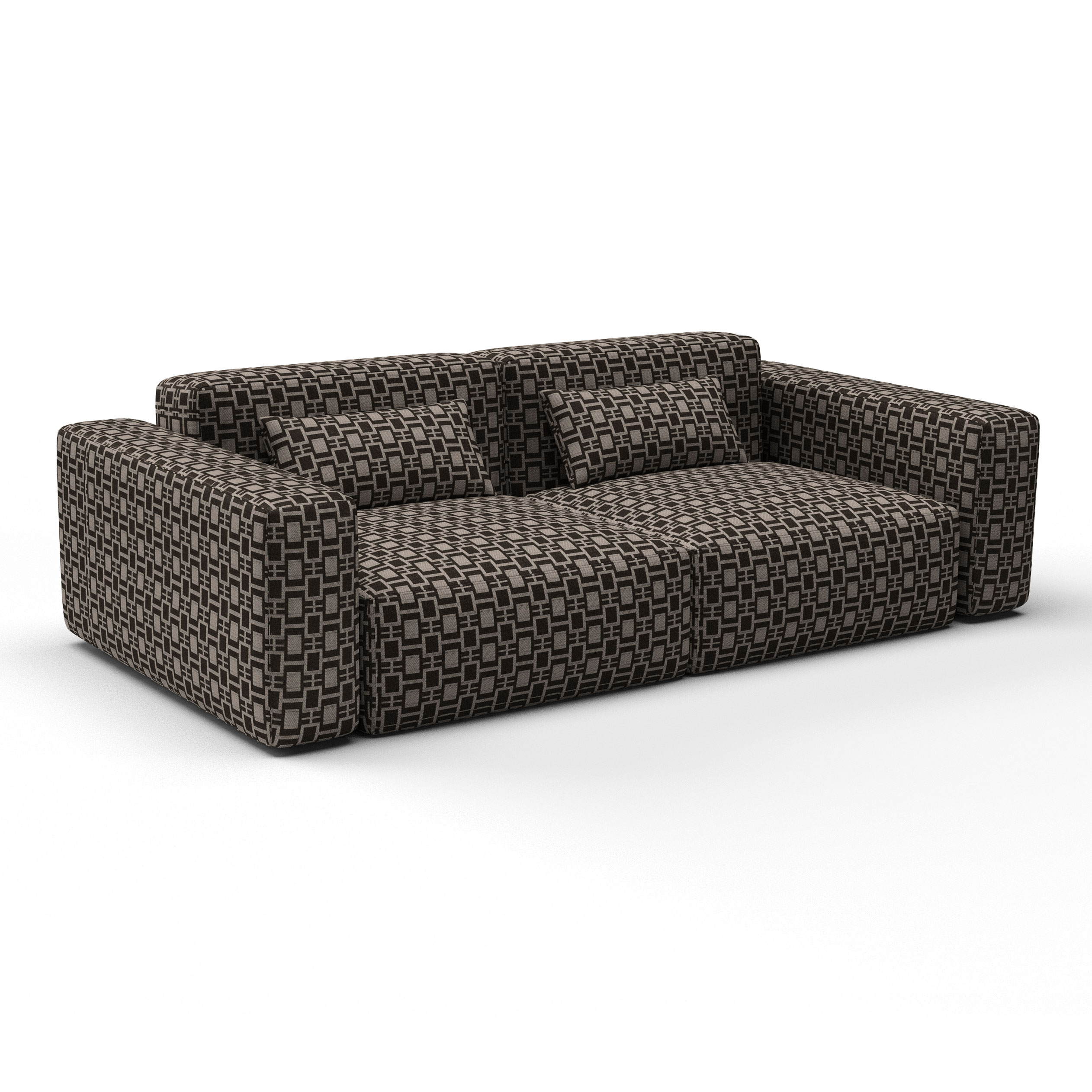 sofa series lino negro decoracion gaston y daniela telas geometrico tapizado