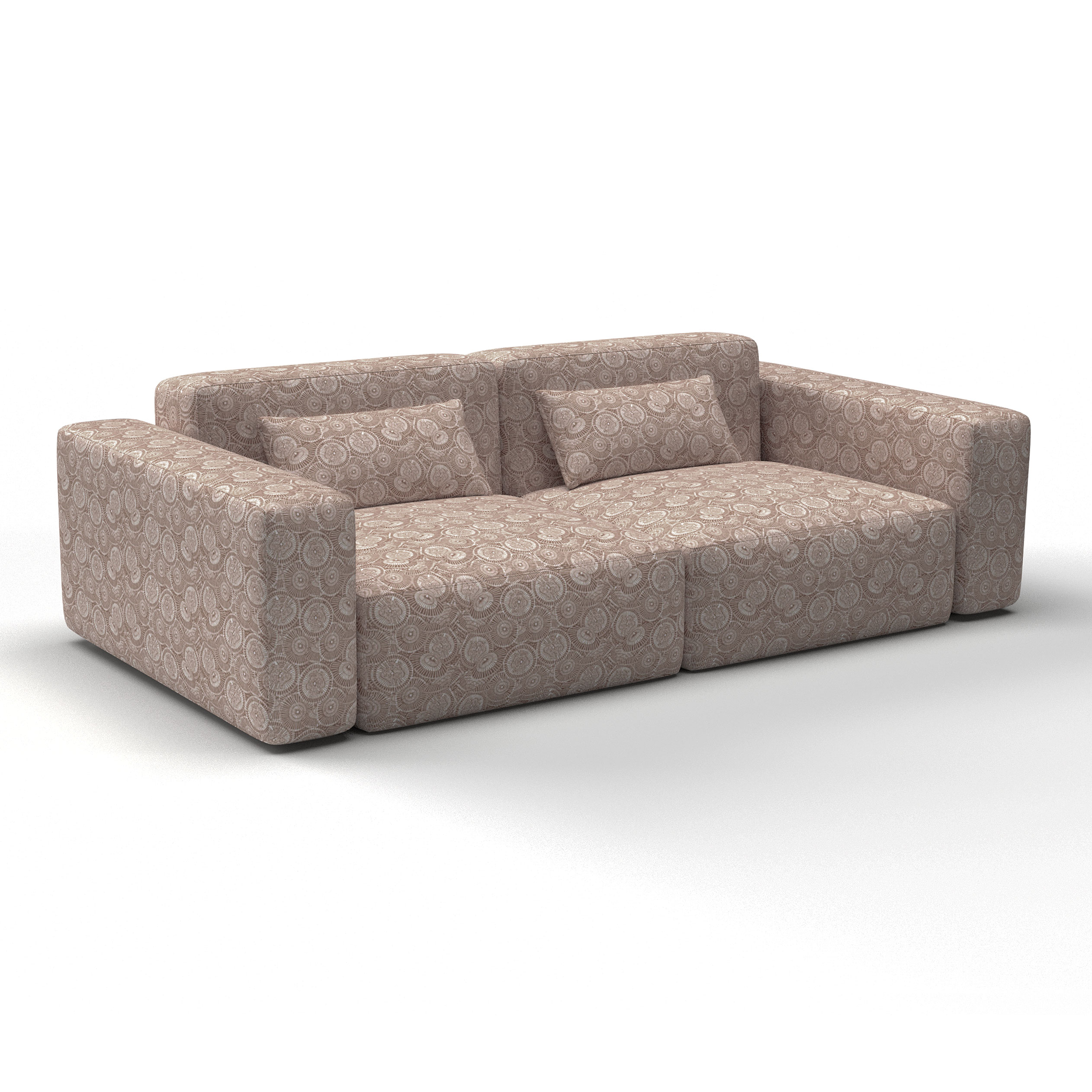 sofa sombrillas chocolate decoracion gaston y daniela telas oriental tapizado
