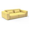 sofá stamp amarillo decoración Gastón y Daniela telas paisleys tapizado