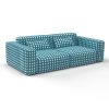 sofa stamp azul decoracion gaston y daniela telas paisleys tapizado