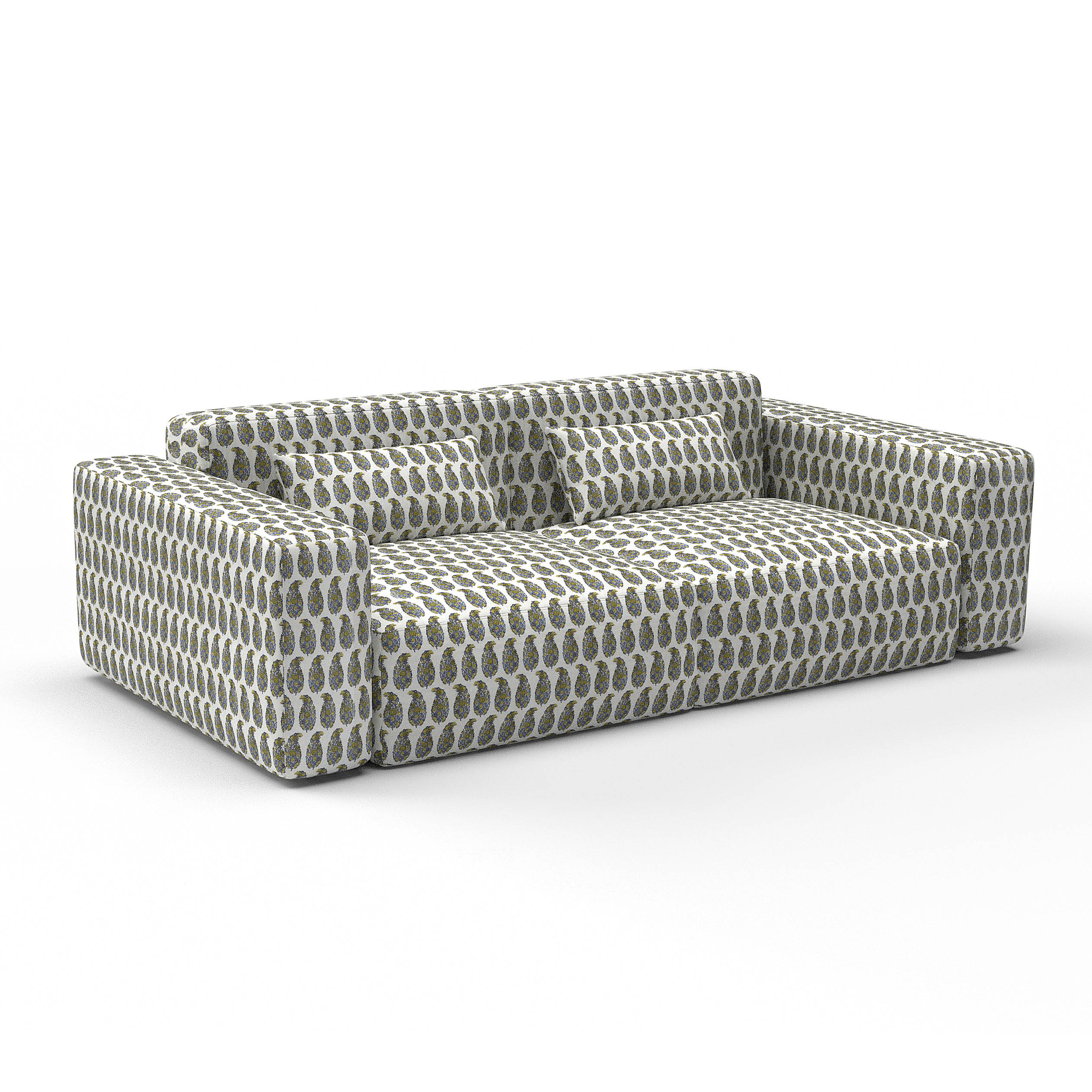 Sofa tarsila mostaza de gaston y daniela lorenzo castillo telas paisley tapizado decoracion casa