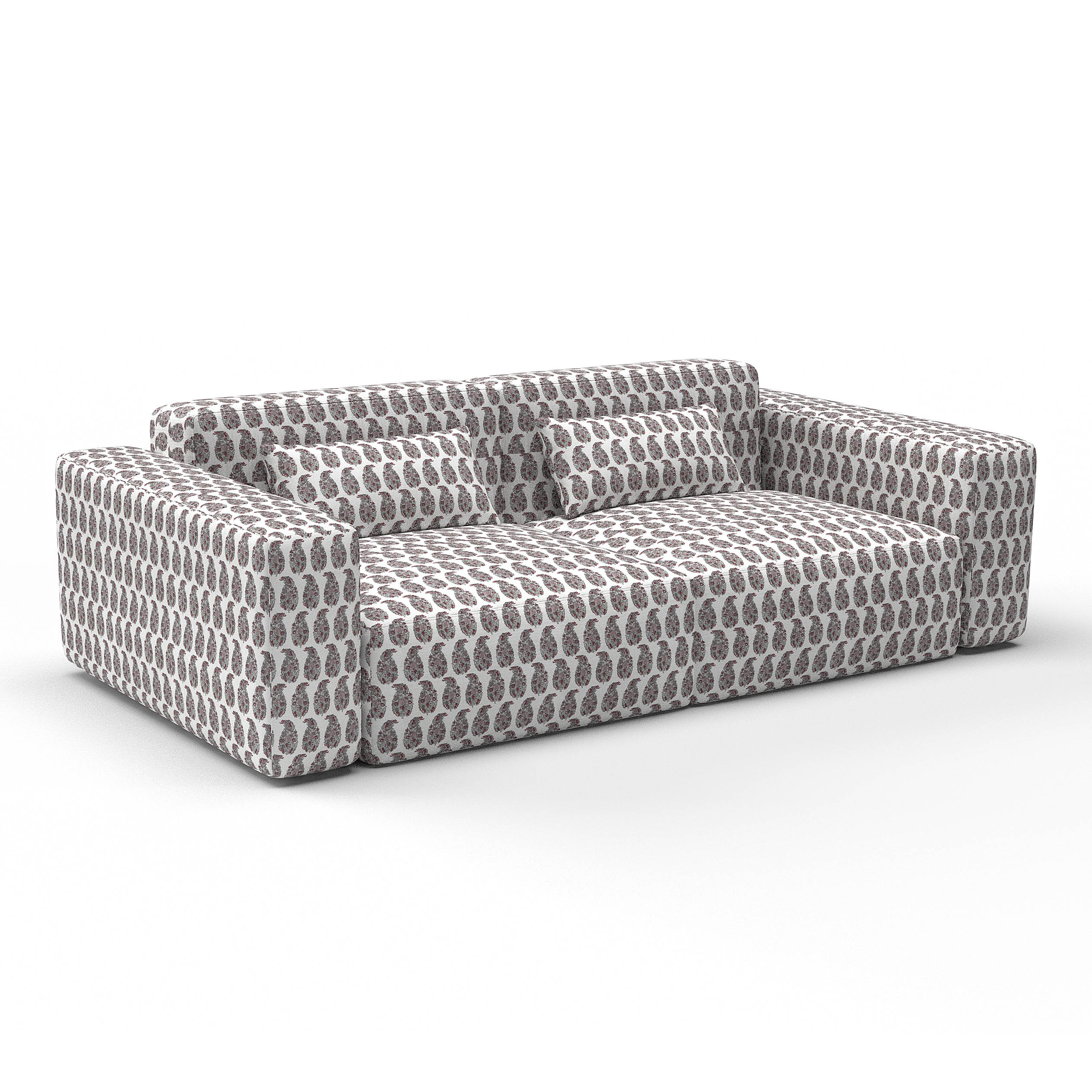 Sofa tarsila rojo de gaston y daniela lorenzo castillo telas paisley tapizado decoracion casa
