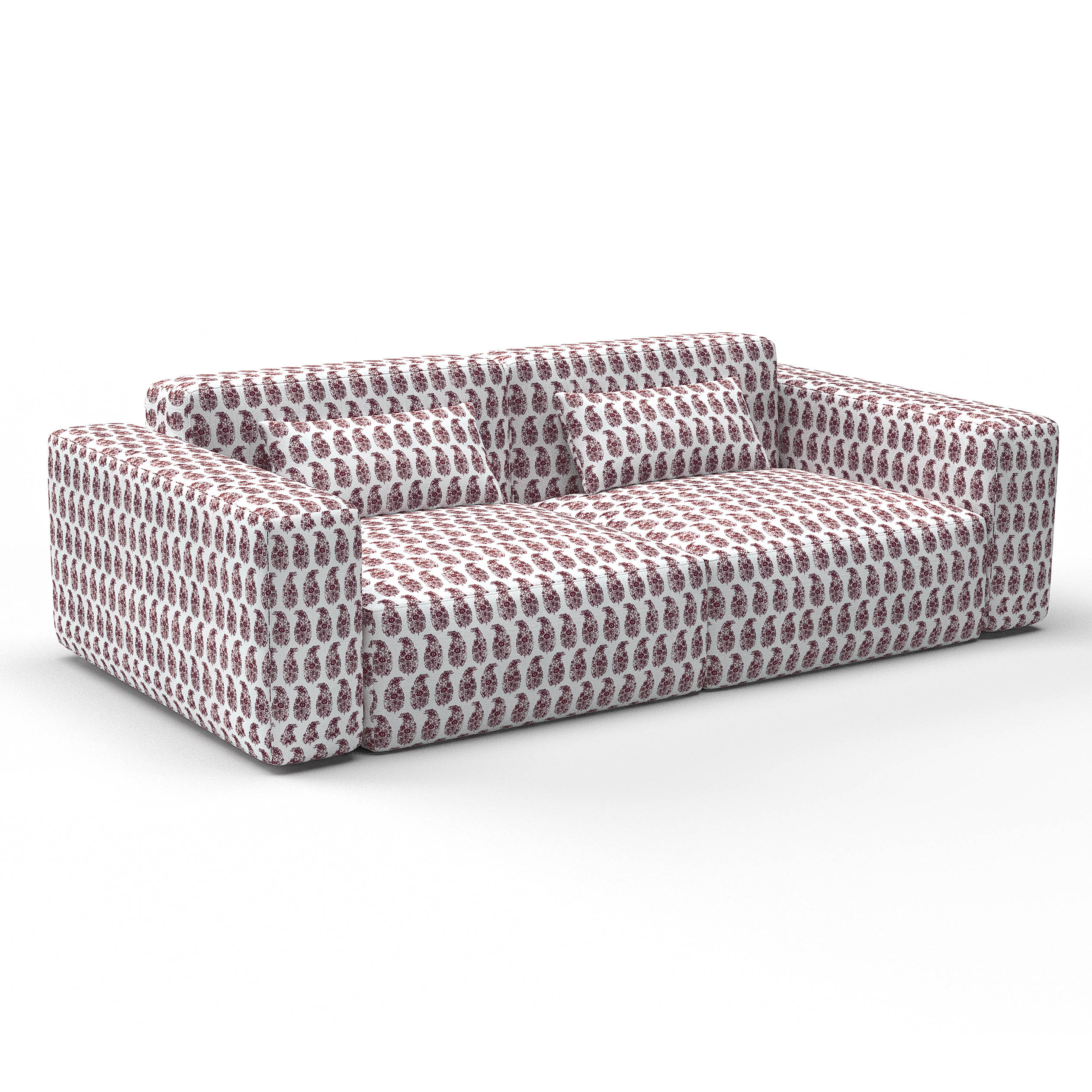 Sofa tarsila rosa de gaston y daniela lorenzo castillo telas paisley tapizado decoracion casa