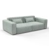 Sofa yaiza azul oceano de gaston y daniela lorenzo castillo telas paisley tapizado decoracion casa