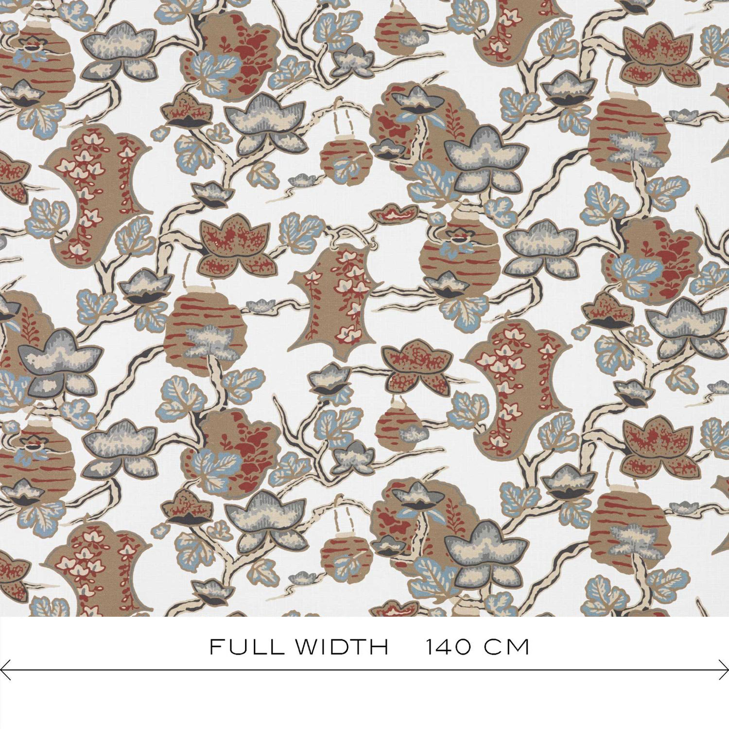 Ancho María multi decoración Lorenzo Castillo telas floral oriental tapizado
