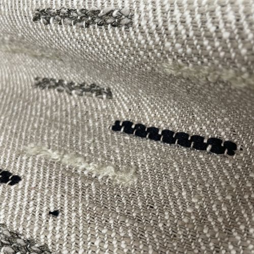 Detalle Jun negro lino
