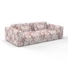 Sofa grajal rosa de gaston y daniela lorenzo castillo telas damasco floral tapizado decoracion casa
