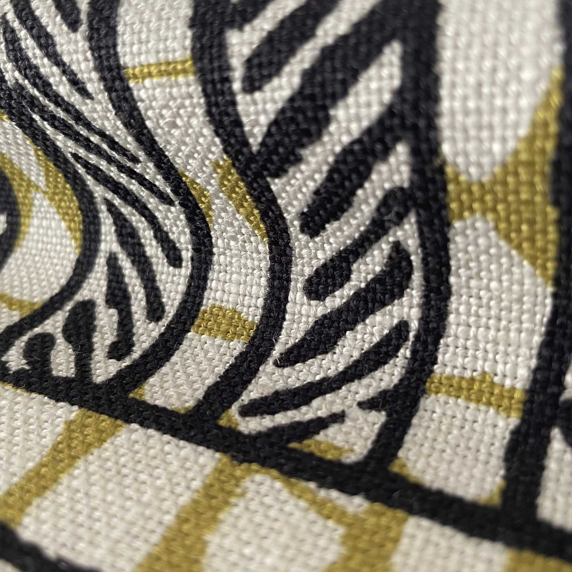 Detalle suajili lima Africalia decoración Gastón y Daniela tapicería