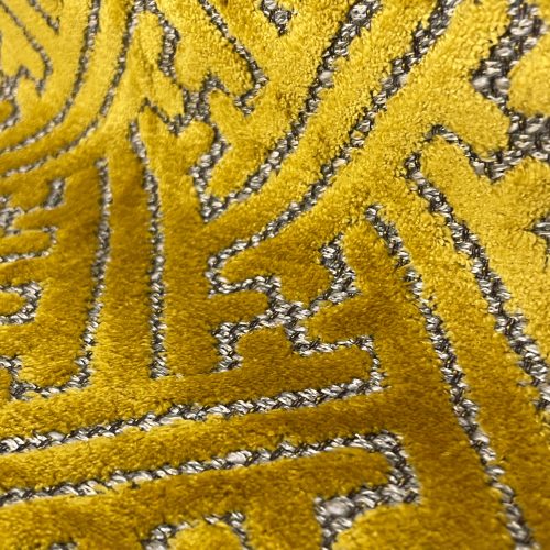 Detalle Tereñes oro decoración Lorenzo Castillo tapicería