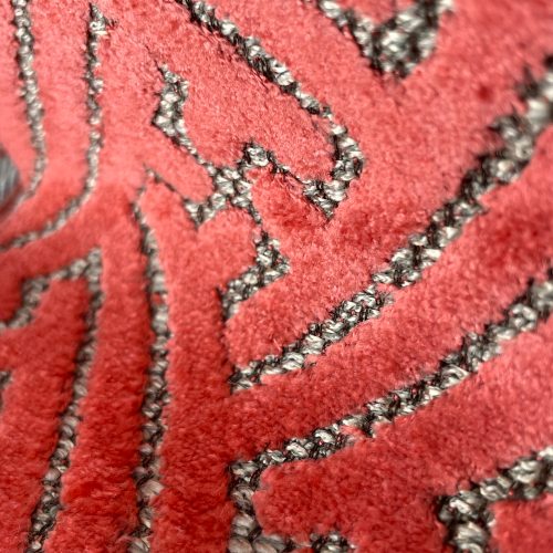 Detalle Tereñes rojo decoración Lorenzo Castillo tapicería