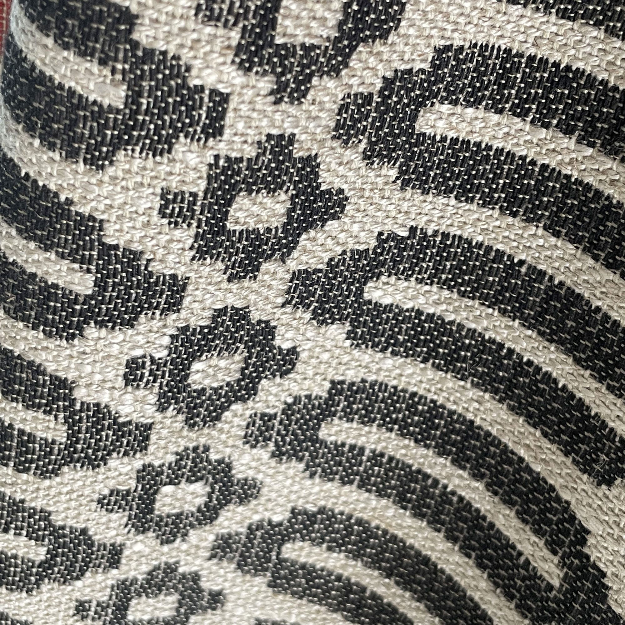 Detalle Varese negro decoración Gastón y Daniela tapicería