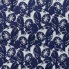 LCT-1175-003 Tela Aladierno Azul de Gaston y Daniela. Coleccion de Lorenzo Castillo. Diseño de pajaros, fauna para cortinas en color azul. Decoracion de interiores
