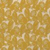 LCT-1175-004 Tela Aladierno Amarillo de Gaston y Daniela. Coleccion de Lorenzo Castillo. Diseño de pajaros, fauna para cortinas en color amarillo. Decoracion de interiores