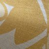 LCT-1175-004 Tela Aladierno Amarillo de Gaston y Daniela. Coleccion de Lorenzo Castillo. Diseño de pajaros, fauna para cortinas en color amarillo. Decoracion de interiores. Detalle