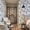 Papel pintado Villa Fiori Gaston y Daniela. Foto de RMK Studio. Diseño pajaros, fauna en dormitorio. Decoracion de interiores.