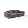 Sofa Tela Algendar Burdeos Rosa de Gaston y Daniela. Coleccion de Lorenzo Castillo. Diseño geometrico para tapiceria. Decoracion de interiores